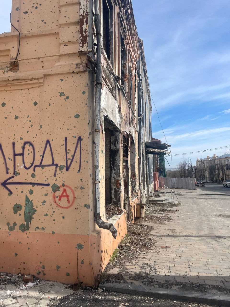 War destruction in occupied Mariupol (image 1 of 19)